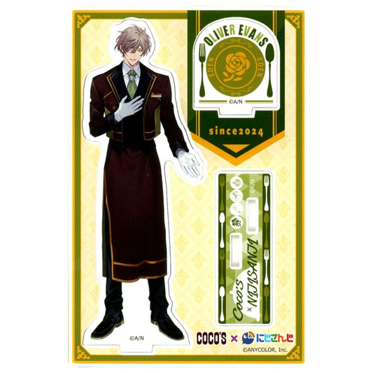 Oliver Evans Original Acrylic Stand Panel COCO'S x Virtual YouTuber Nijisanji Eden Group Streaming Fun Times at COCO'S [USED]