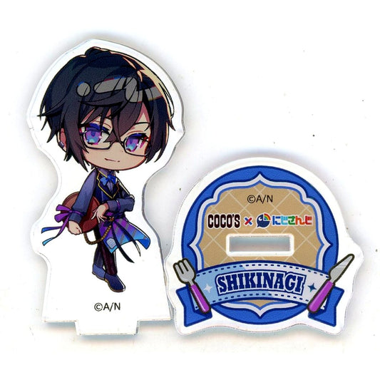 Shikinagi Akira Mini Character Acrylic Stand Virtual YouTuber Nijisanji x COCO'S Four of Us Streaming the Deliciousness of COCO'S Zensho Net Store Limited [USED]