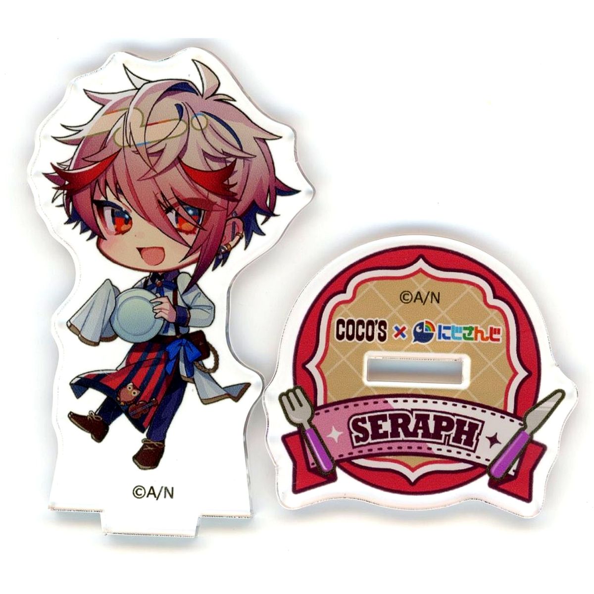 Seraph Dazzlegarden Acrylic Stand Virtual YouTuber Nijisanji COCO'S x Virtual YouTuber NIJISANJI Four of Us Streaming the Deliciousness of COCO'S Zensho Net Store Limited [USED]