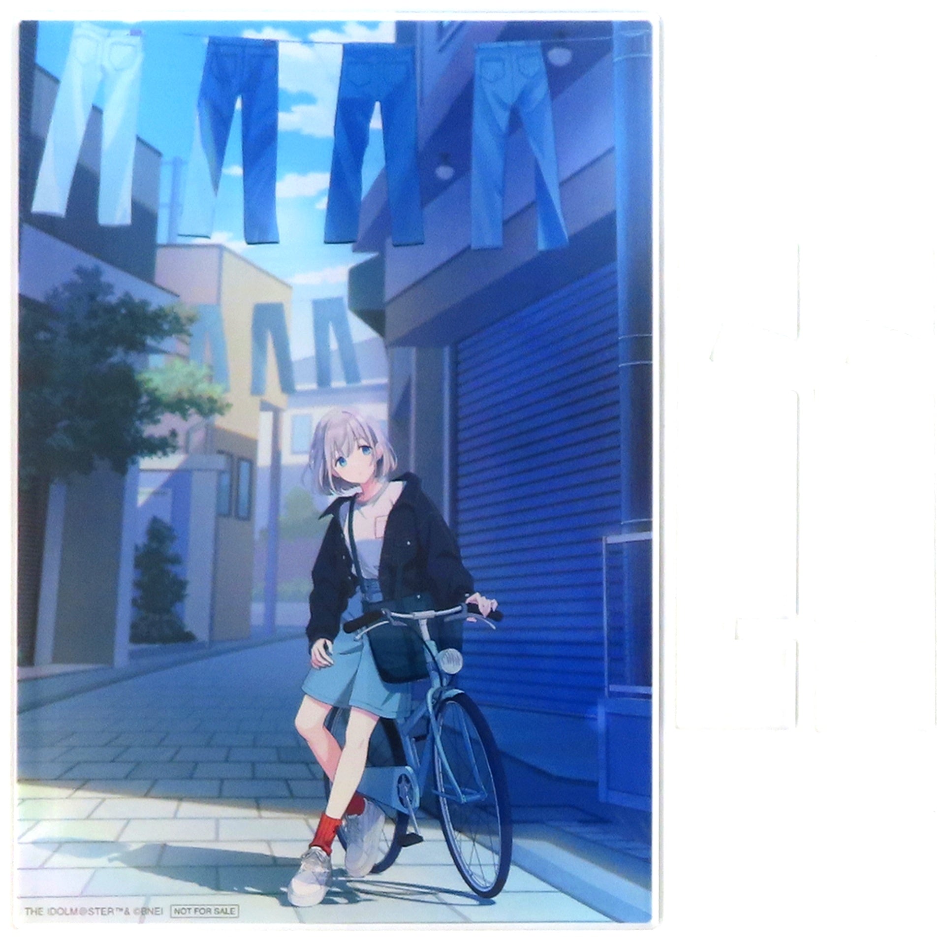 Asahi Serizawa The Idolm@ster Shiny Colors Acrylic Panel Okayama Denim Bag Purchase Bonus [USED]