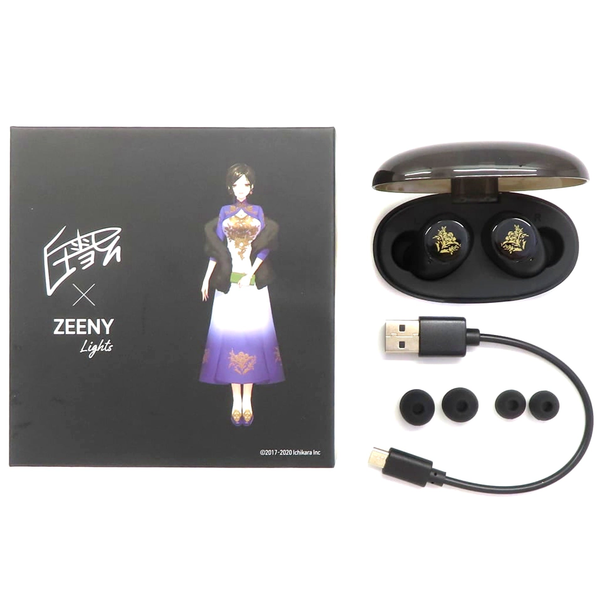 Tomoe Shirayuki Nijisanji Zeeny Lights Original Collaboration Model Earphones [USED]