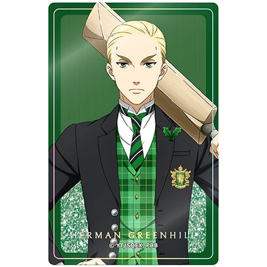 Herman Greenhill Glitter Acrylic Block Black Butler: Public School Arc [USED]