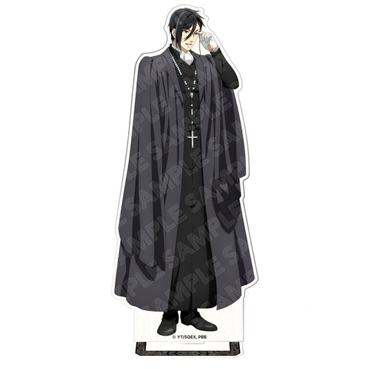Sebastian Michaelis Glitter Hologram Acrylic Stand Figure Black Butler: Public School Arc [USED]