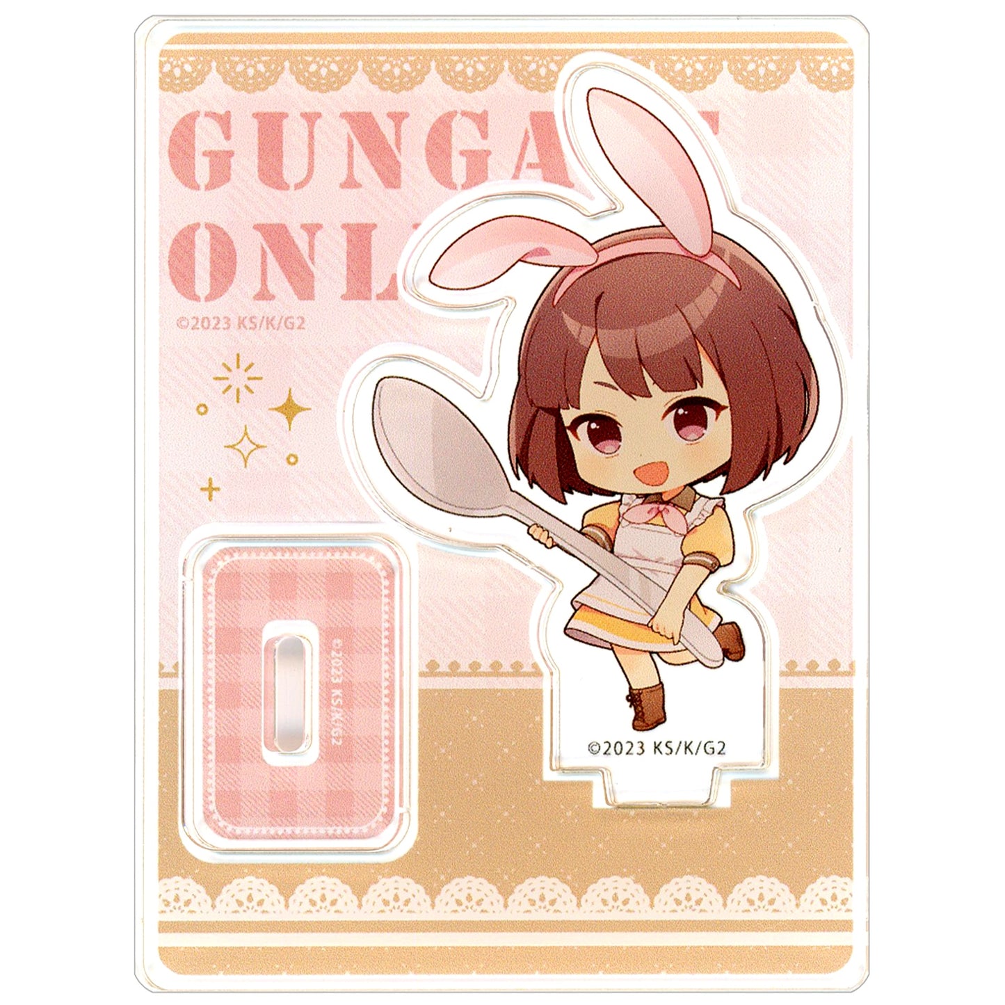 Llen Sword Art Online Alternative Gun Gale Online II x Chugai Grace Cafe Trading Acrylic Stand [USED]