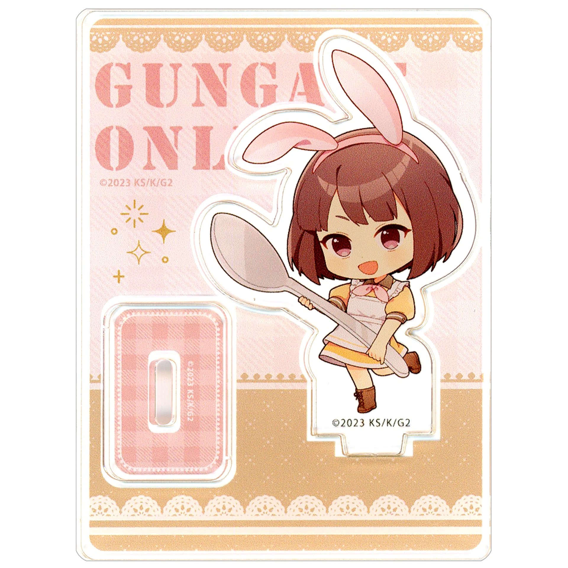 Llen Sword Art Online Alternative Gun Gale Online II x Chugai Grace Cafe Trading Acrylic Stand [USED]