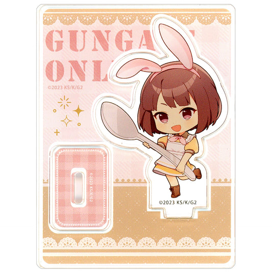 Llen Sword Art Online Alternative Gun Gale Online II x Chugai Grace Cafe Trading Acrylic Stand [USED]