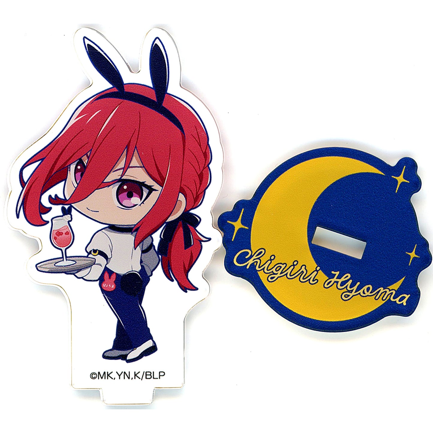 Hyoma Chigiri Chibi Character Acrylic Stand Blue Lock x mixx garden 2024 Moonlight Restaurant [USED]