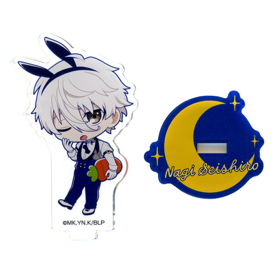Seishiro Nagi Chibi Character Acrylic Stand Blue Lock x mixx garden 2024 Moonlight Restaurant [USED]