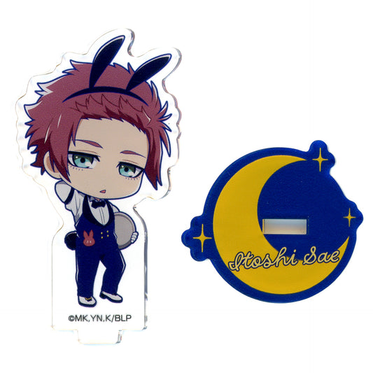 Sae Itoshi Chibi Character Acrylic Stand Blue Lock x mixx garden 2024 Moonlight Restaurant [USED]