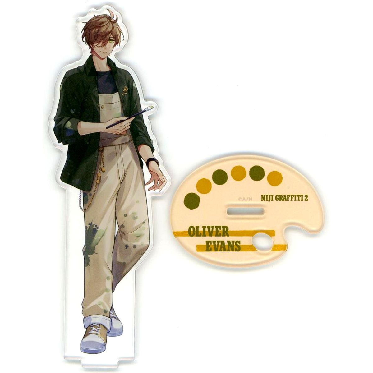 Oliver Evans Acrylic Stand Virtual YouTuber Nijisanji NIJI GRAFFITI 2 Goods [USED]