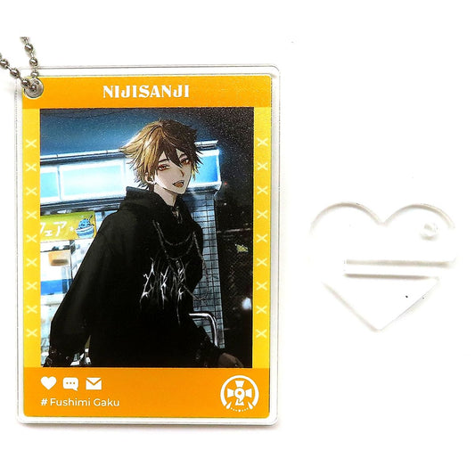 Fushimi Gaku Acrylic Keychain Stand Virtual YouTuber Nijisanji VTuber Keychain FANCY TOXIC [USED]
