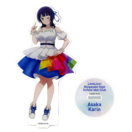 Karin Asaka Acrylic Stand Nijigasaki Love Live! Nijigasaki High School Idol Club Official Store School idol theater Goods [USED]