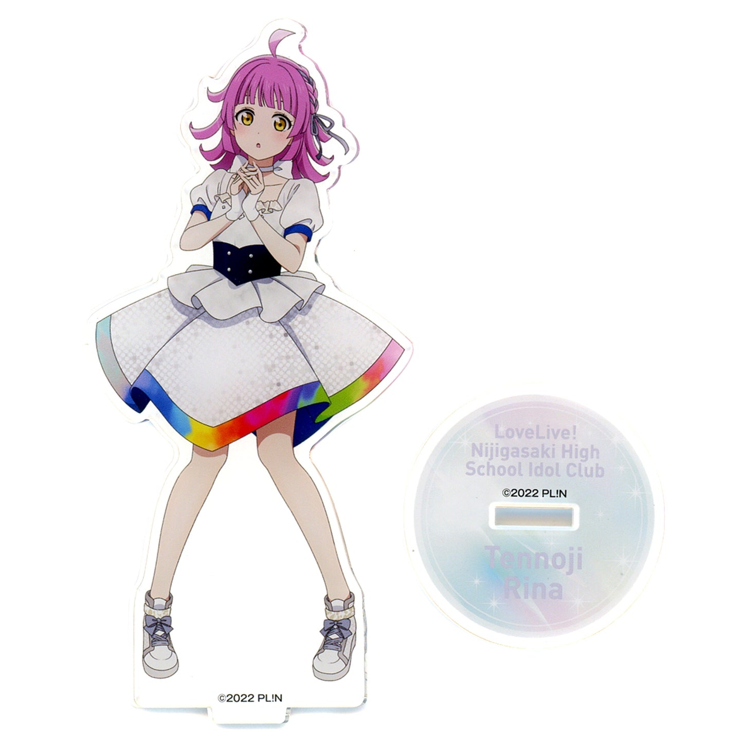 Rina Tennoji Acrylic Stand Nijigasaki Love Live! Nijigasaki High School Idol Club LoveLive! Series Official Store School Idol Theater Goods [USED]