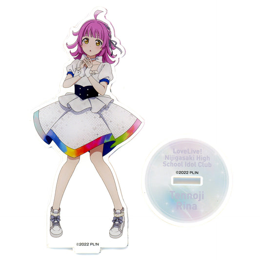 Rina Tennoji Acrylic Stand Nijigasaki Love Live! Nijigasaki High School Idol Club LoveLive! Series Official Store School Idol Theater Goods [USED]