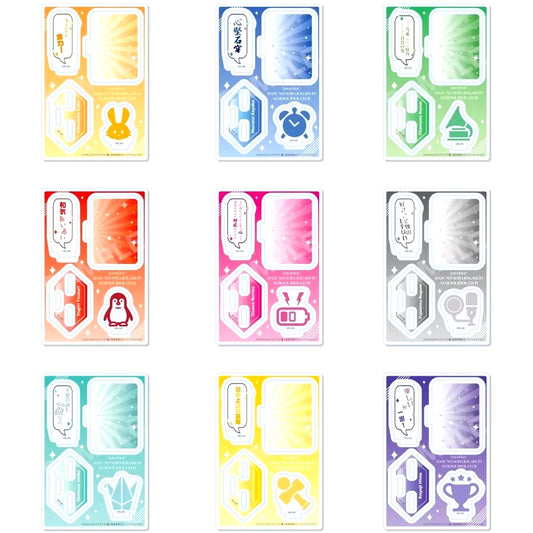 Set of 9 Love Live! Hasunosora Girls' High School Idol Club Mini Diorama Acrylic Stand POP UP STORE in Tokyo Character Street [USED]