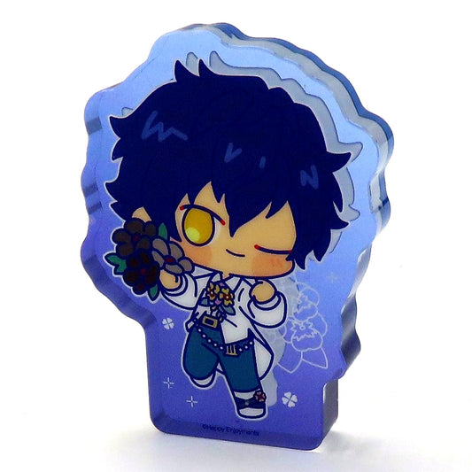 Jun Sazanami Ensemble Stars!! Floral Whisper Chibi Acrylic Block China Limited [USED]