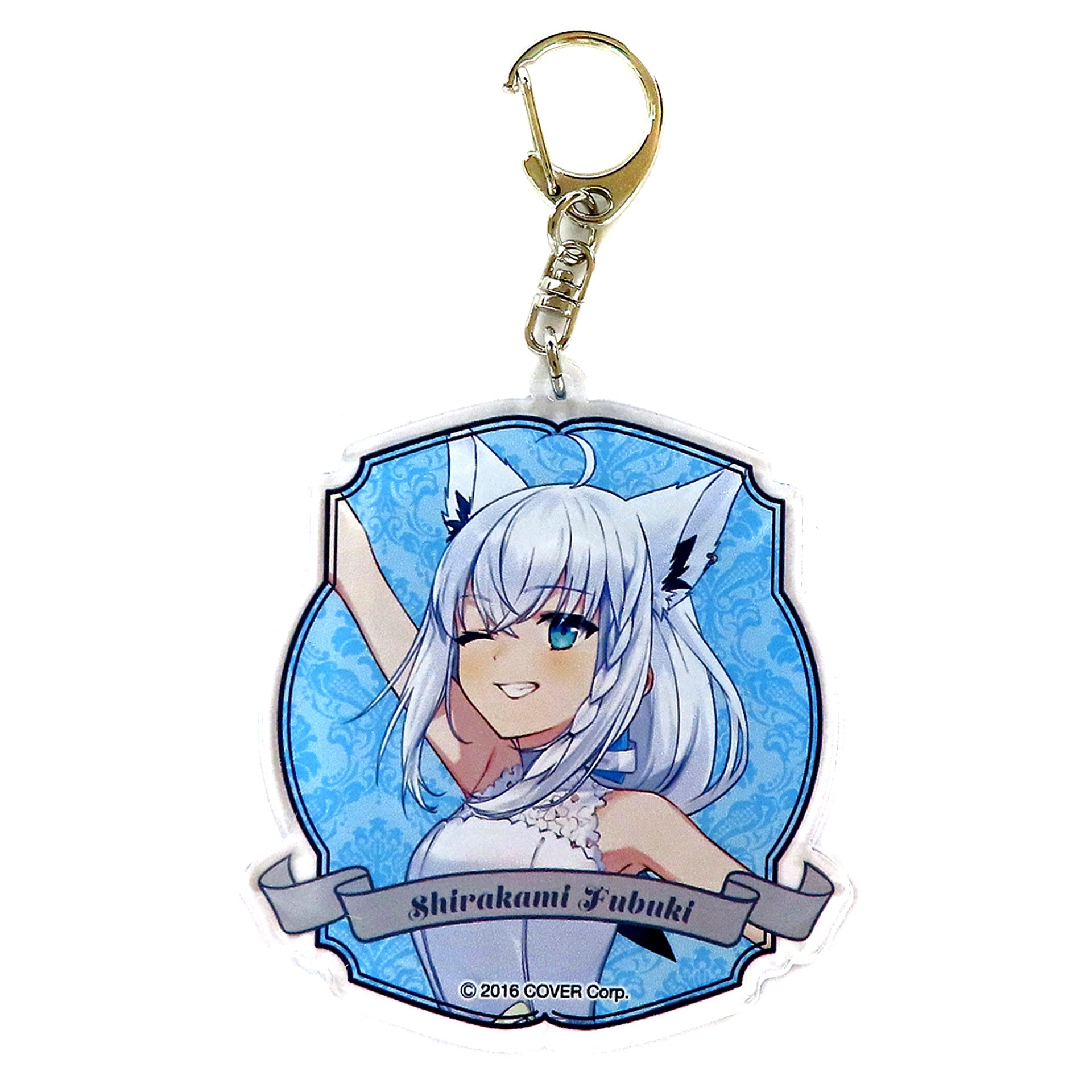 Shirakami Fubuki Hololive Acrylic Keychain [USED]