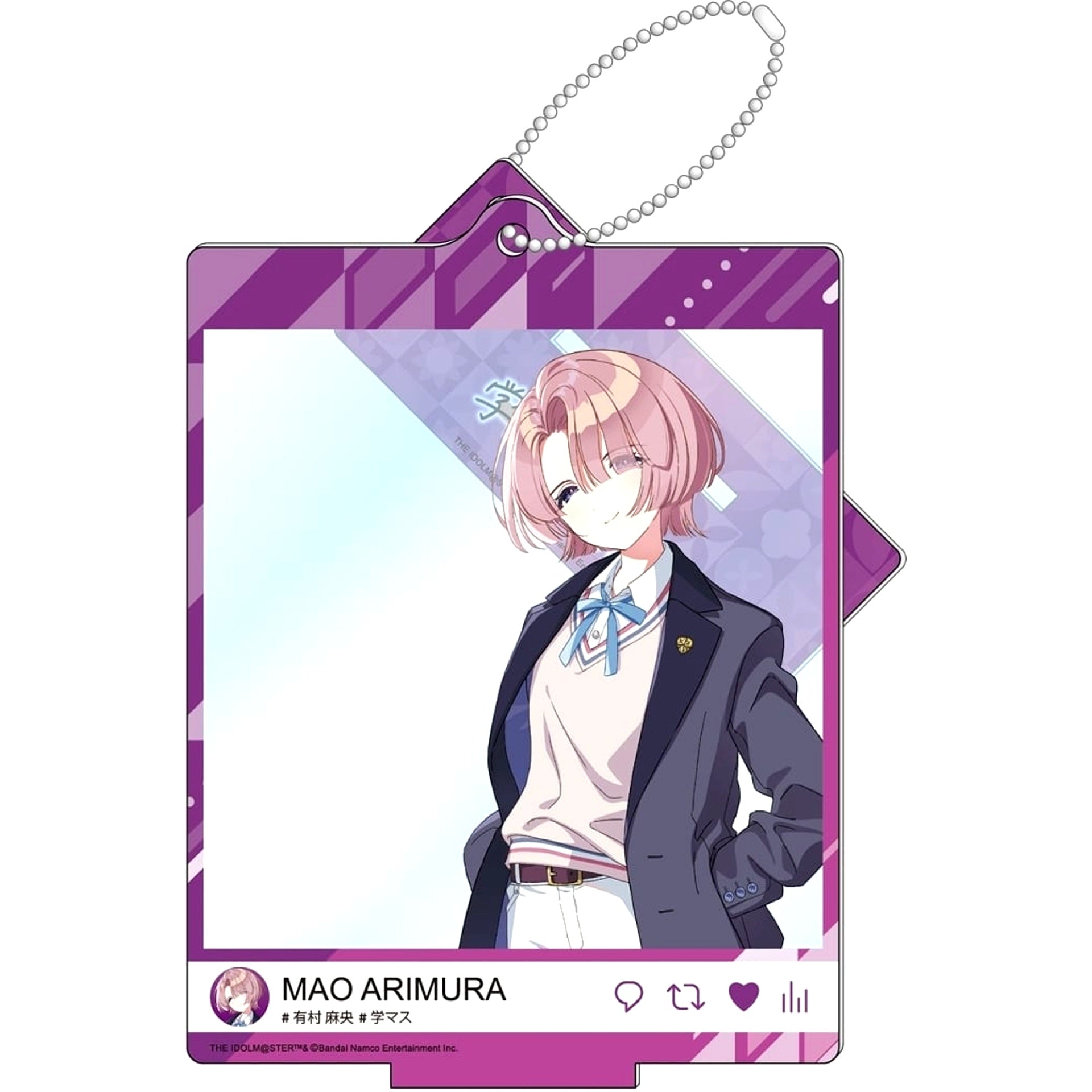 Mao Arimura Gakuen Idolmaster Selfie Style Acrylic Stand [USED]
