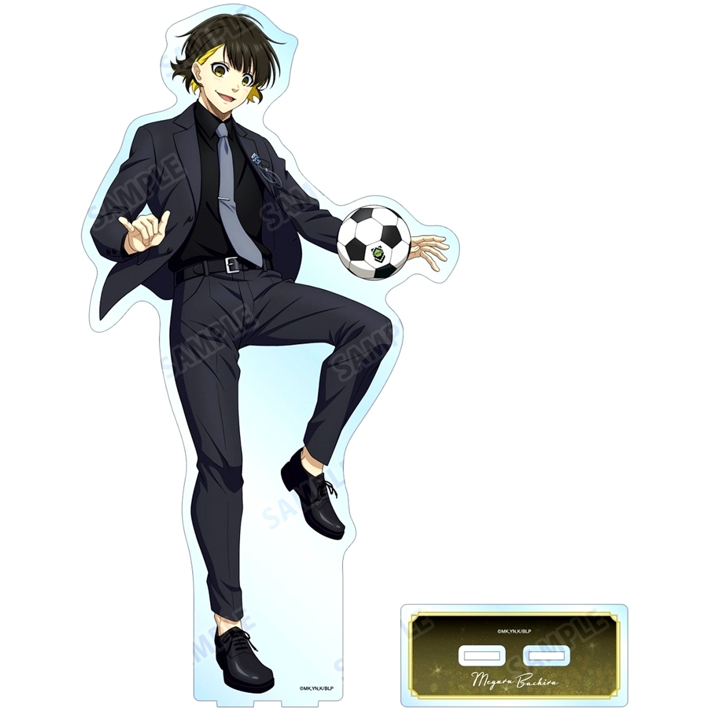 Meguru Bachira Suit Model Ver. Illustration Extra Large Acrylic Stand Blue Lock [USED]