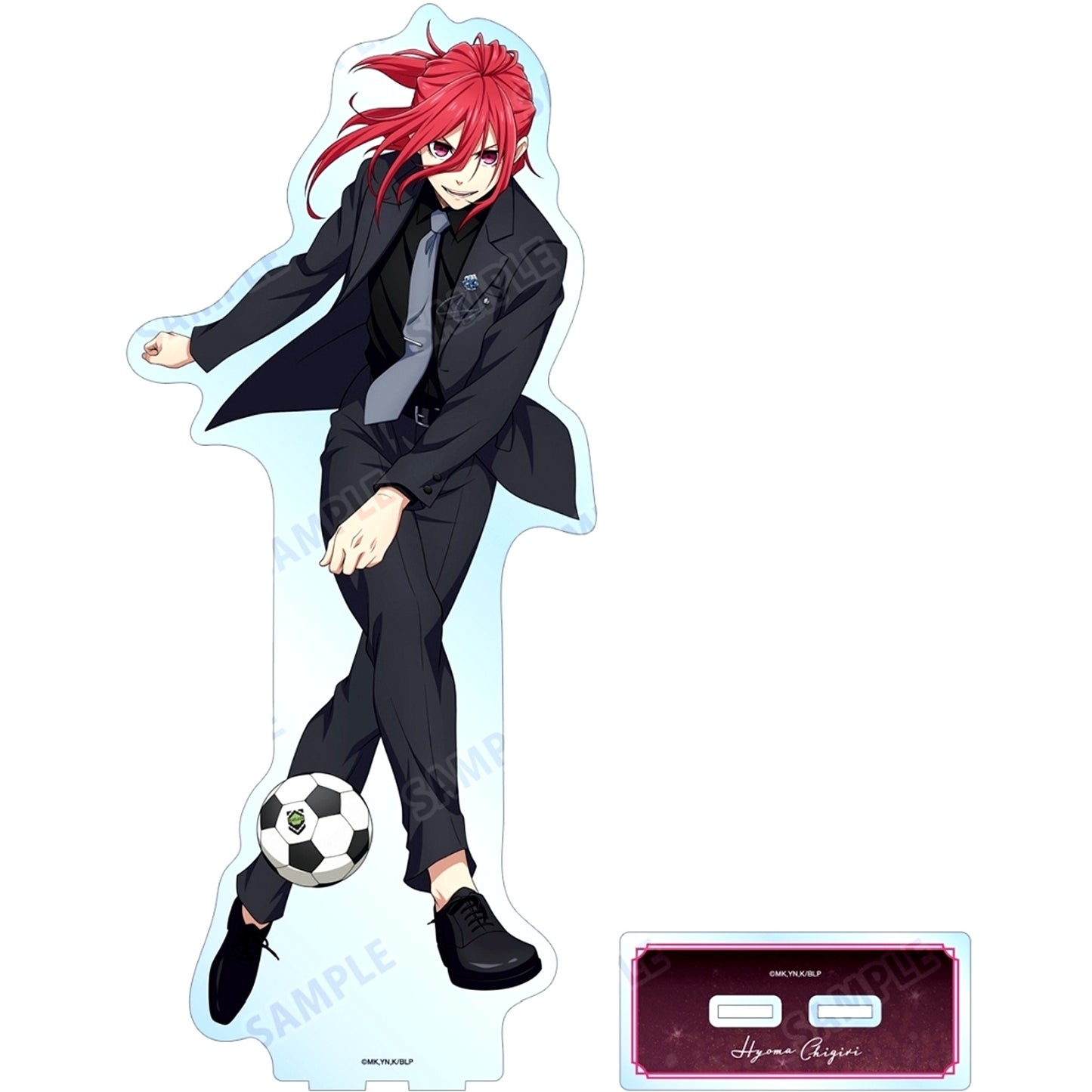 Hyoma Chigiri Suit Model Ver. Illustration Extra Large Acrylic Stand Blue Lock [USED]