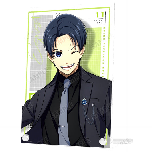 Yoichi Isagi Suit Model Ver. Illustration A5 Acrylic Panel Blue Lock [USED]
