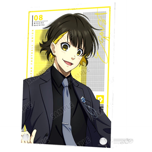 Meguru Bachira Suit Model Ver. Illustration A5 Acrylic Panel Blue Lock [USED]