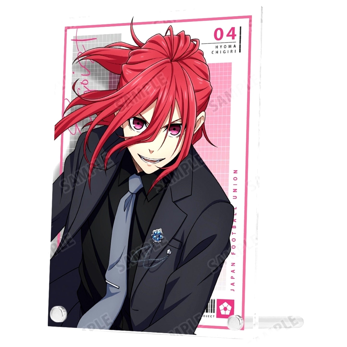 Hyoma Chigiri Suit Model Ver. Illustration A5 Acrylic Panel Blue Lock [USED]