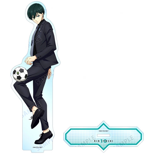 Rin Itoshi Suit Model Ver. Illustration BIG Acrylic Stand Blue Lock [USED]