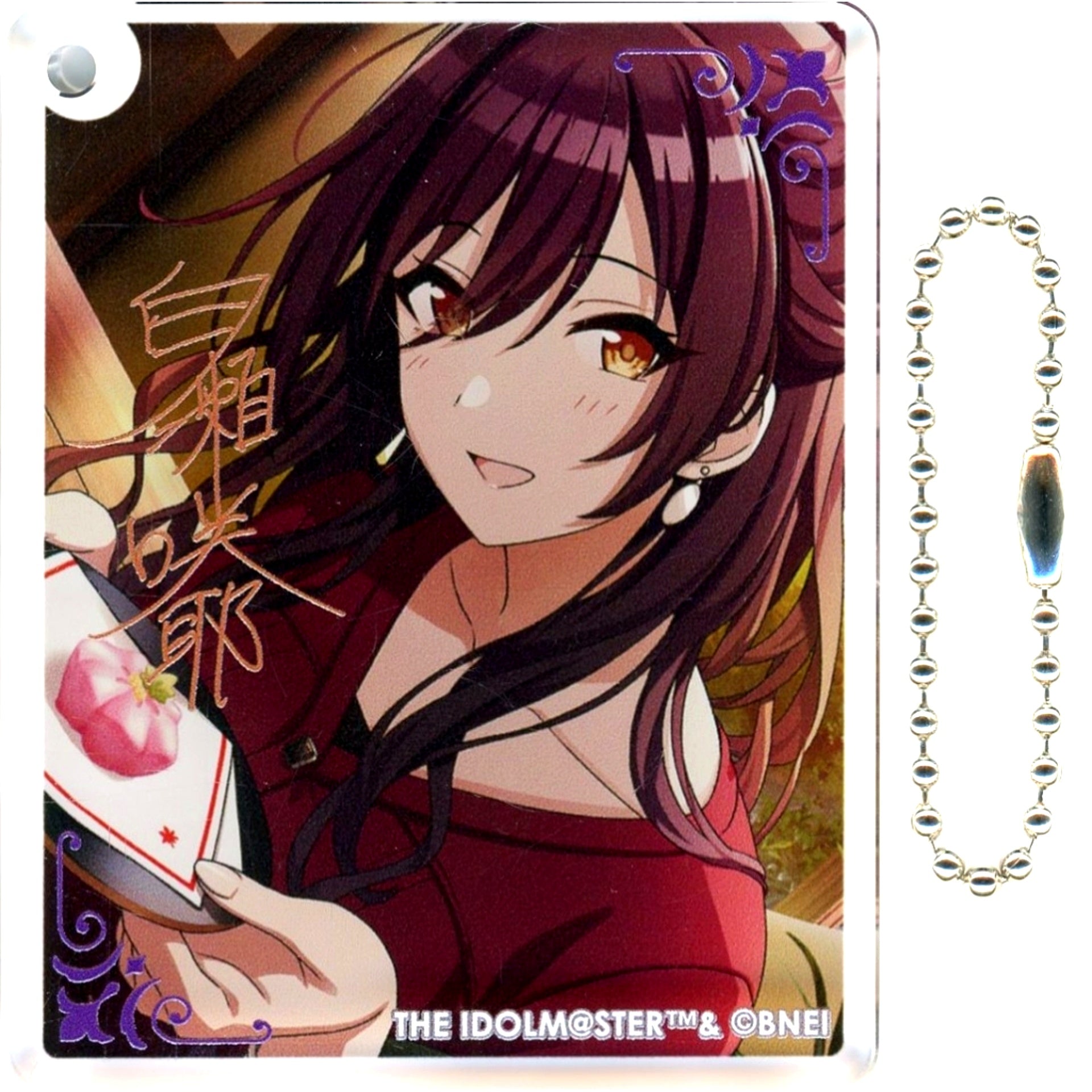 Sakuya Shirase The Idolm@ster Shiny Colors Trading Acrylic Plate Keychain CoLotta vol.6 Group 1 The Idolm@ster Shiny Colors x animatecafe [USED]