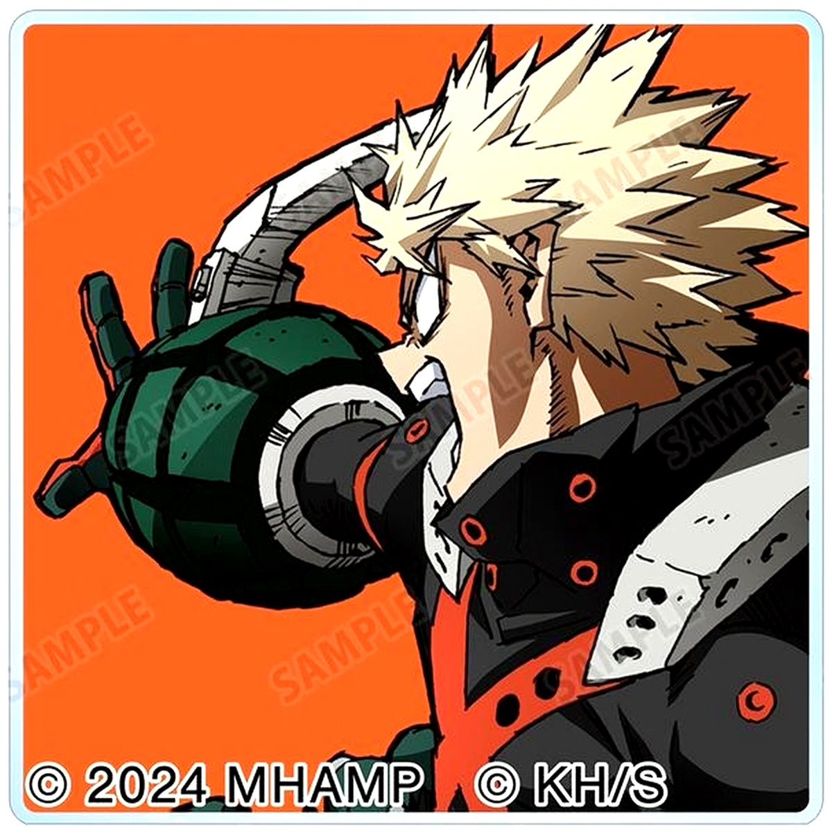 Katsuki Bakugo B My Hero Academia: You're Next Trading Acrylic Tile [USED]