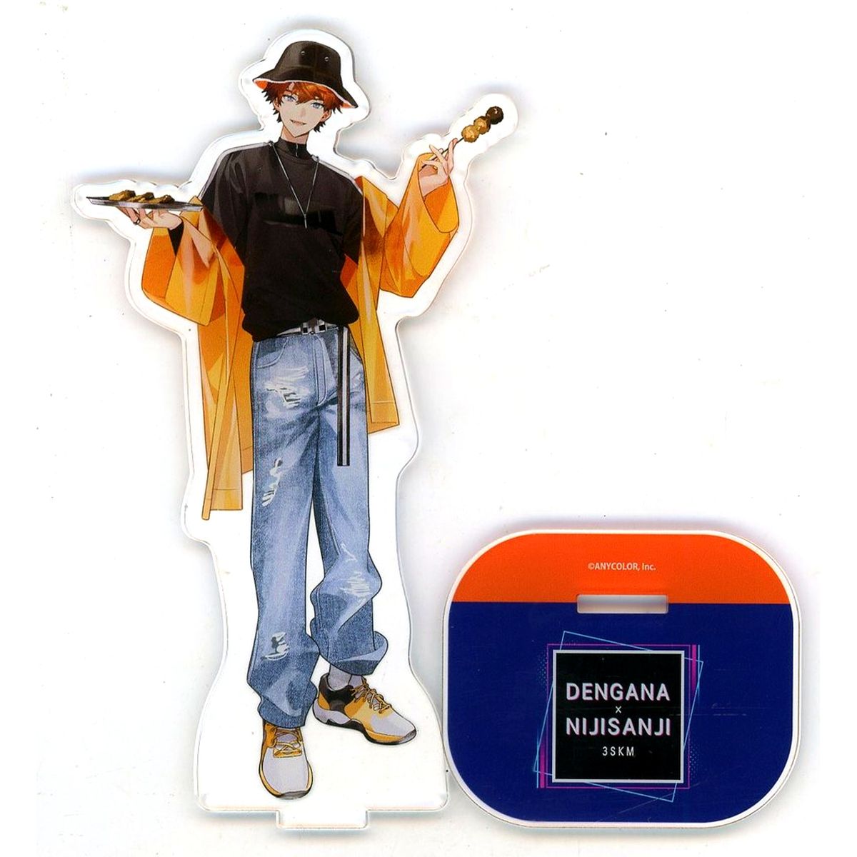 Yusei Kitami Acrylic Stand NIJISANJI 3SKM x Kushikatsu Dengana Virtual YouTuber Nijisanji VTuber [USED]