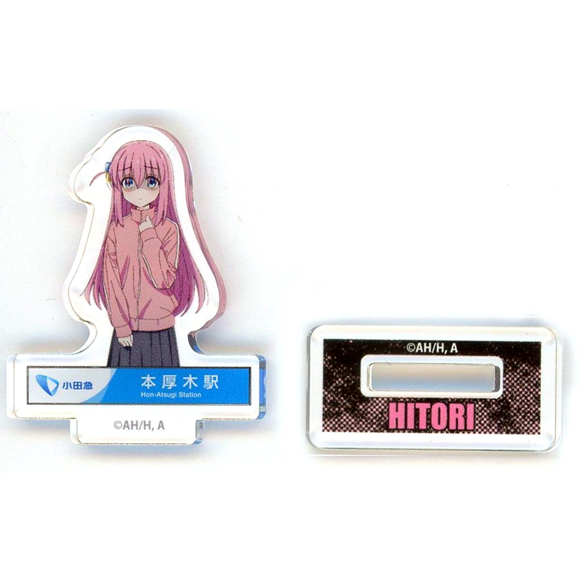 Hitori Gotoh Uniform Upper Body Gacha Acrylic Stand Bocchi the Rock! Compilation Film Hon-Atsugi Station x Odakyu Electric Railway [USED]
