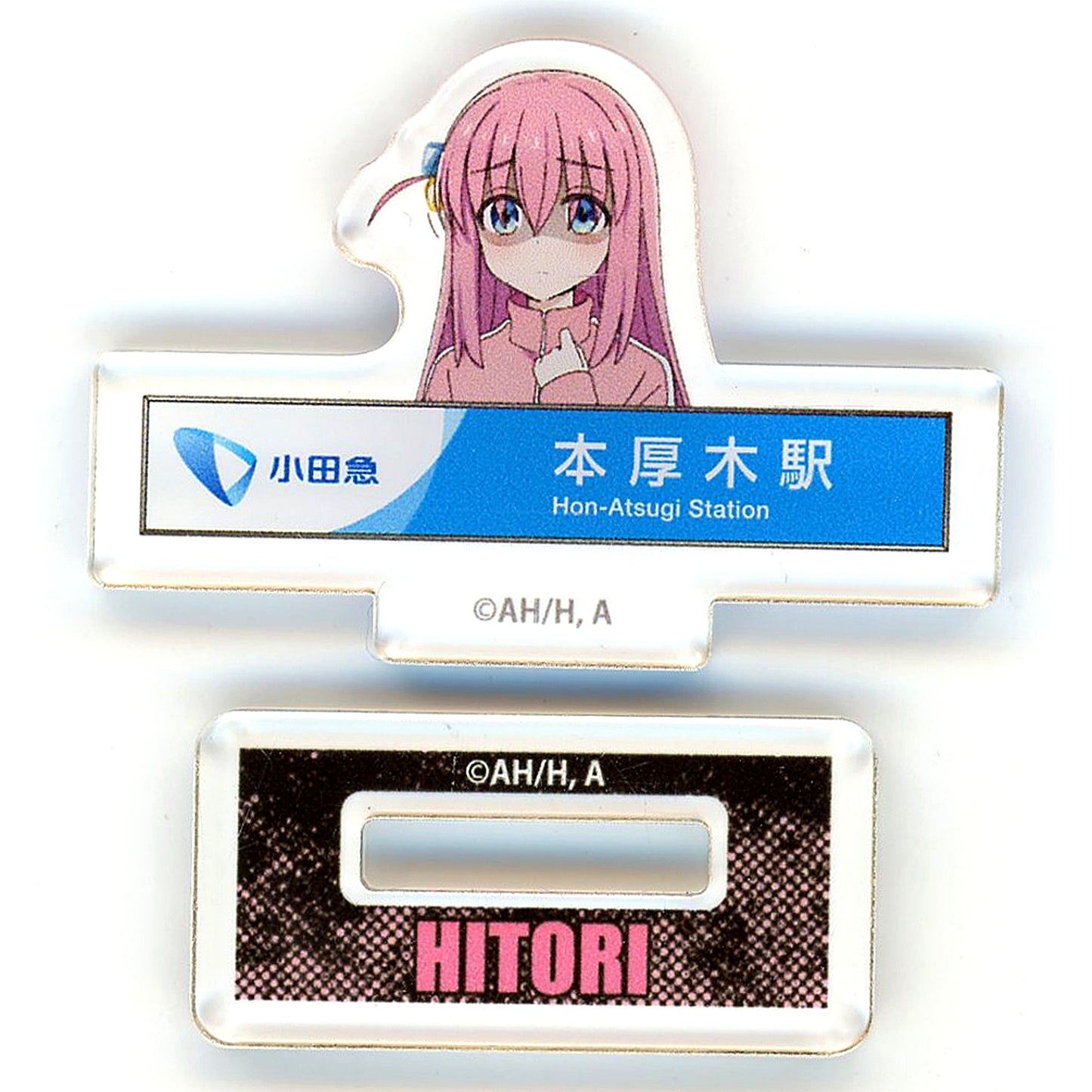 Hitori Gotoh Uniform Close-up Gacha Acrylic Stand Bocchi the Rock! Compilation Film Hon-Atsugi Station x Odakyu Electric Railway [USED]