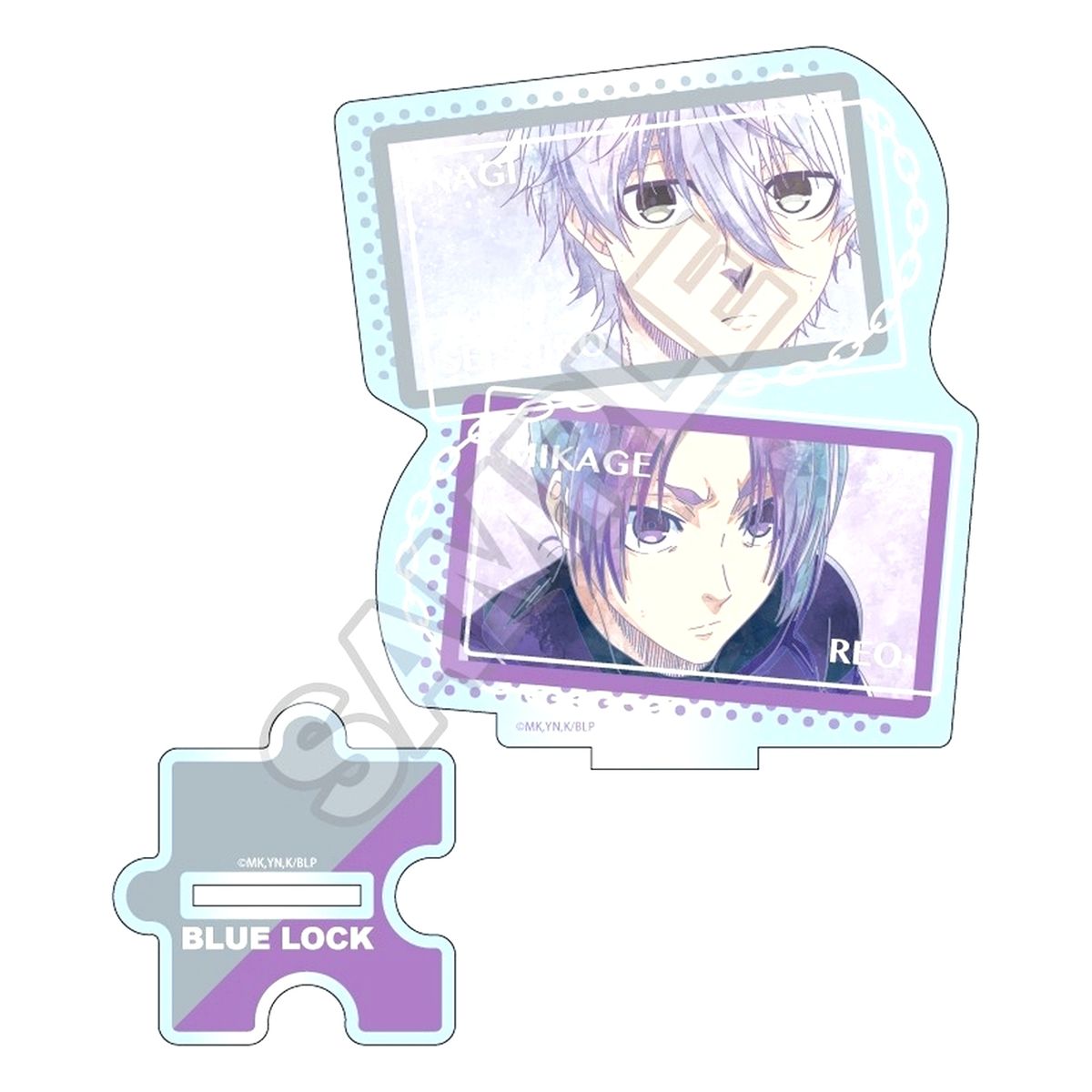 Seishiro Nagi Reo Mikage Acrylic Stand Jewel Flash Vol.2 Blue Lock [USED]