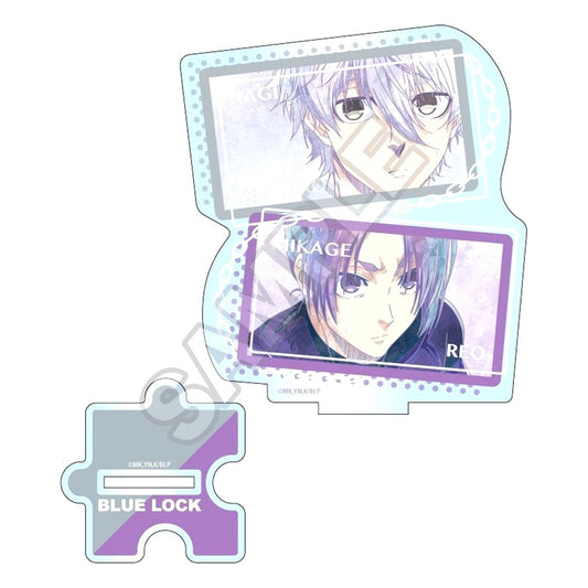 Seishiro Nagi Reo Mikage Acrylic Stand Jewel Flash Vol.2 Blue Lock [USED]