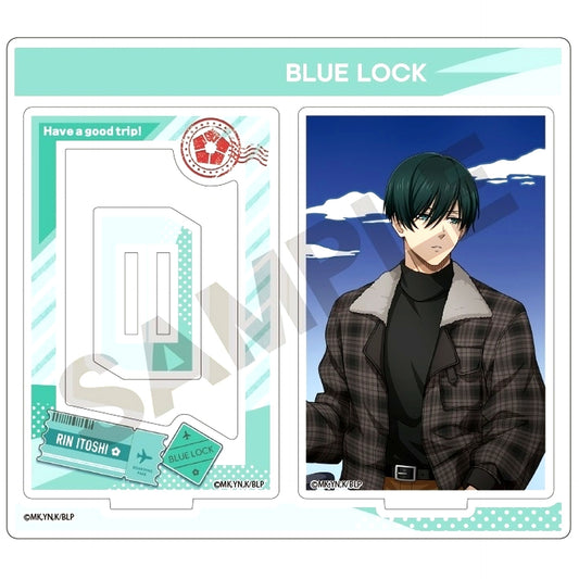 Rin Itoshi Travel Frame Acrylic Stand Blue Lock [USED]