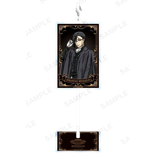Sebastian Michaelis Swaying Charm & Stand Black Butler Public School Arc [USED]