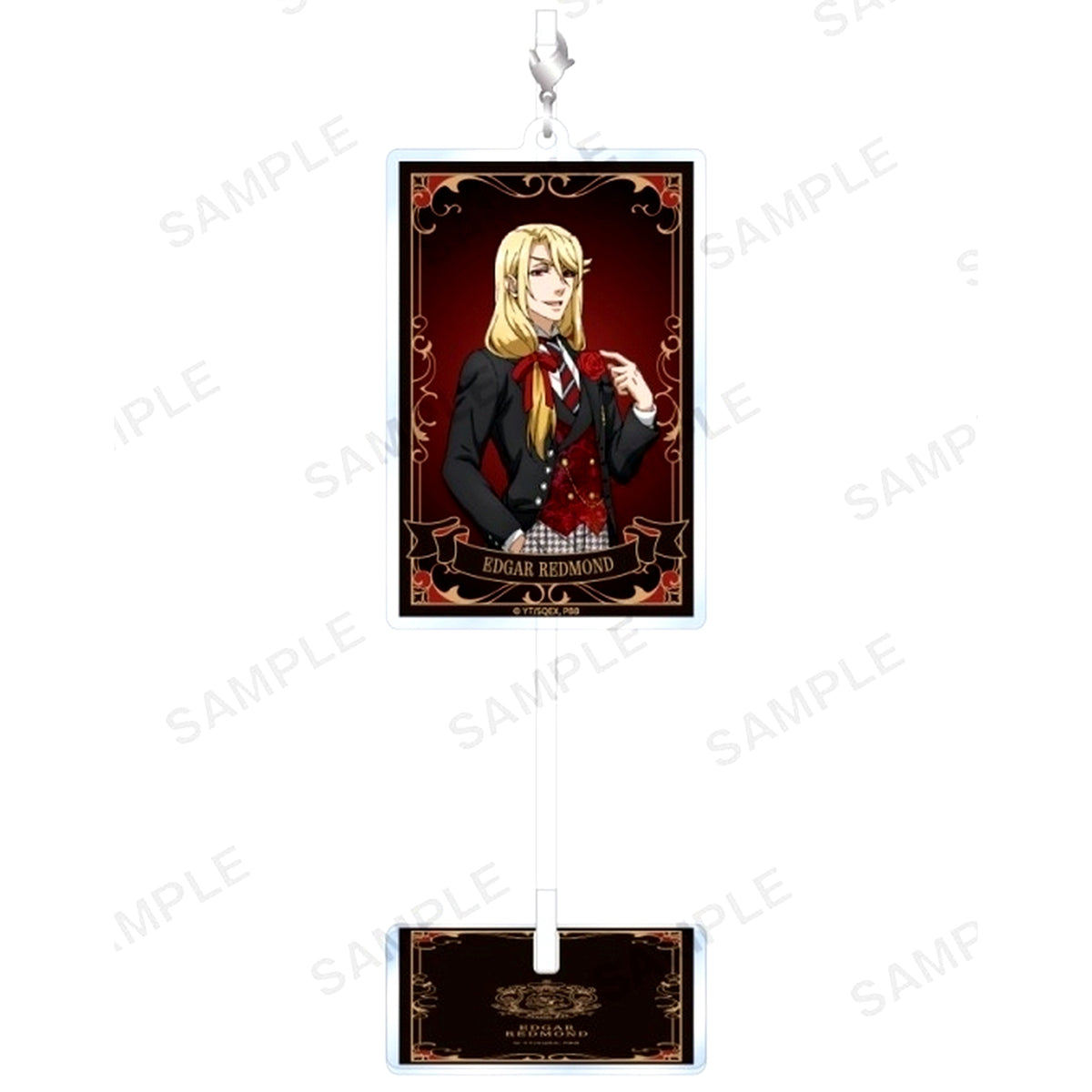 Edgar Redmond Swaying Charm & Stand Black Butler: Public School Arc [USED]
