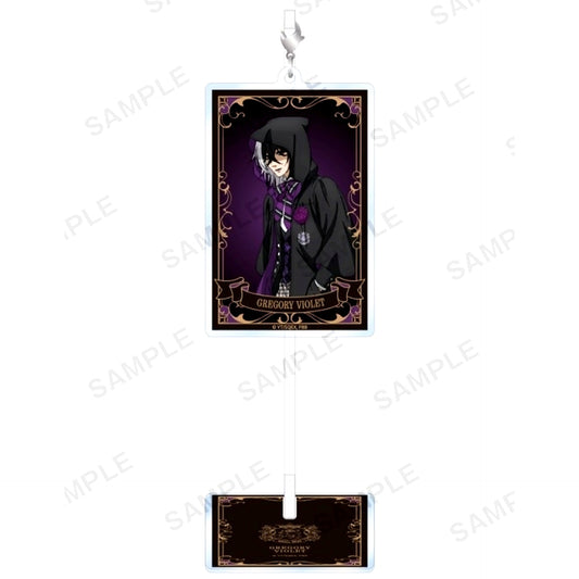 Gregory Violet Swaying Charm & Stand Black Butler: Public School Arc [USED]