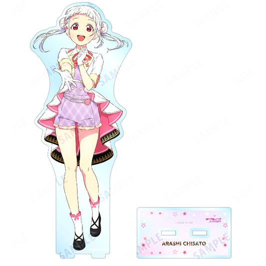 Chisato Arashi Love Live! Superstar!! Big Acrylic Stand Illustration Miracle New Story Ver. Pop Up Shop in Marui [USED]