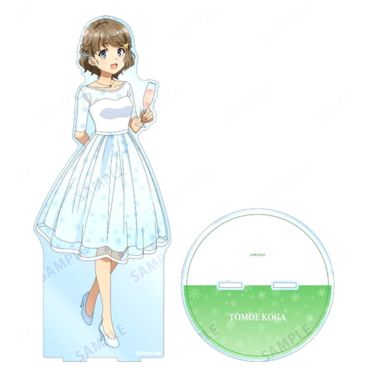 Tomoe Koga Illustration Mai Sakurajima Birthday Ver. Extra Large Acrylic Stand Rascal Does Not Dream of a Birthday Girl in Animate [USED]