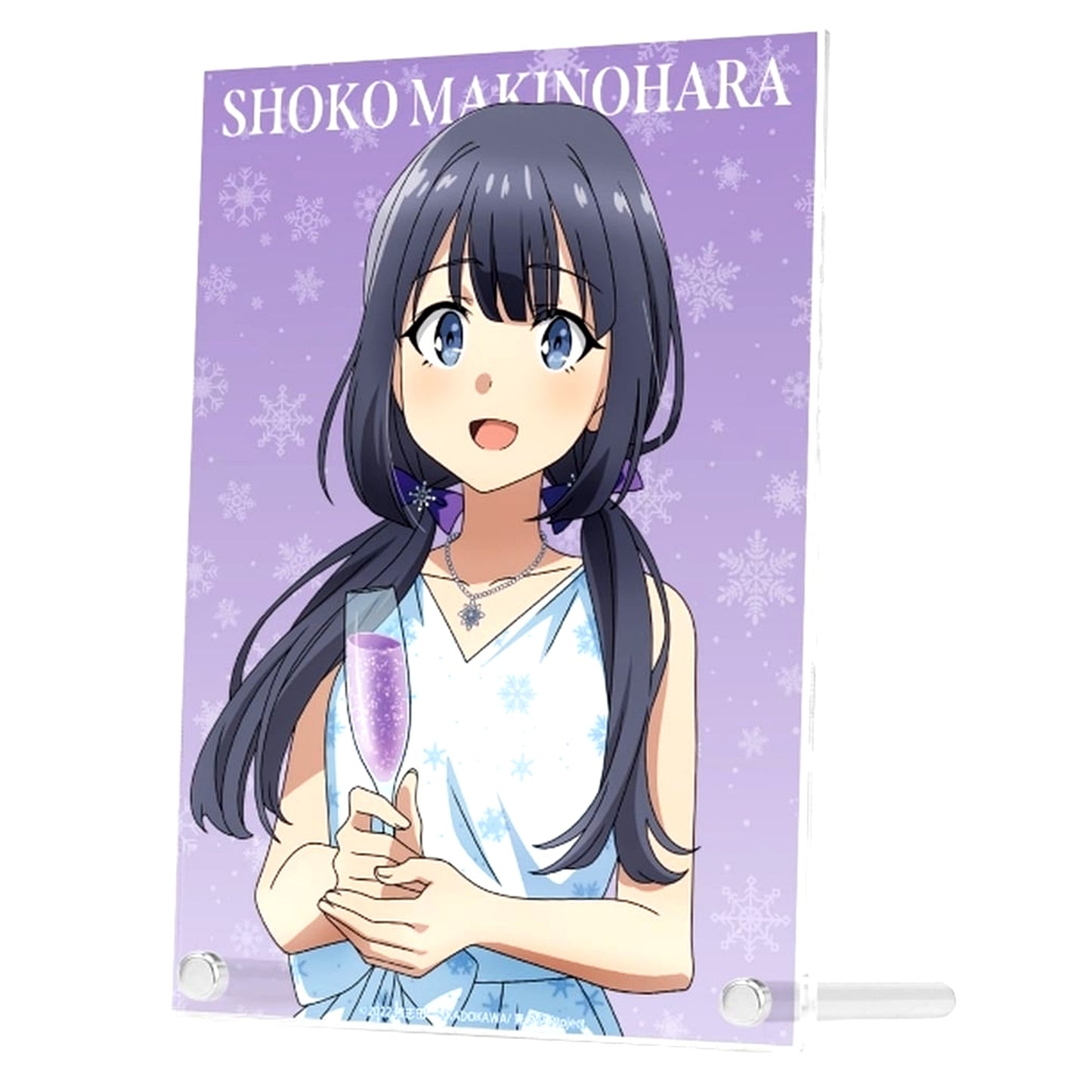 Shoko Makinohara Illustration Mai Sakurajima Birthday Ver. A5 Acrylic Panel Rascal Does Not Dream of a Birthday Girl in Animate [USED]