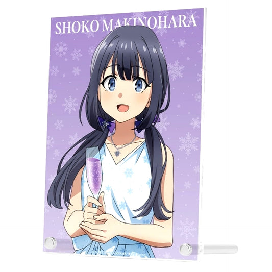 Shoko Makinohara Illustration Mai Sakurajima Birthday Ver. A5 Acrylic Panel Rascal Does Not Dream of a Birthday Girl in Animate [USED]