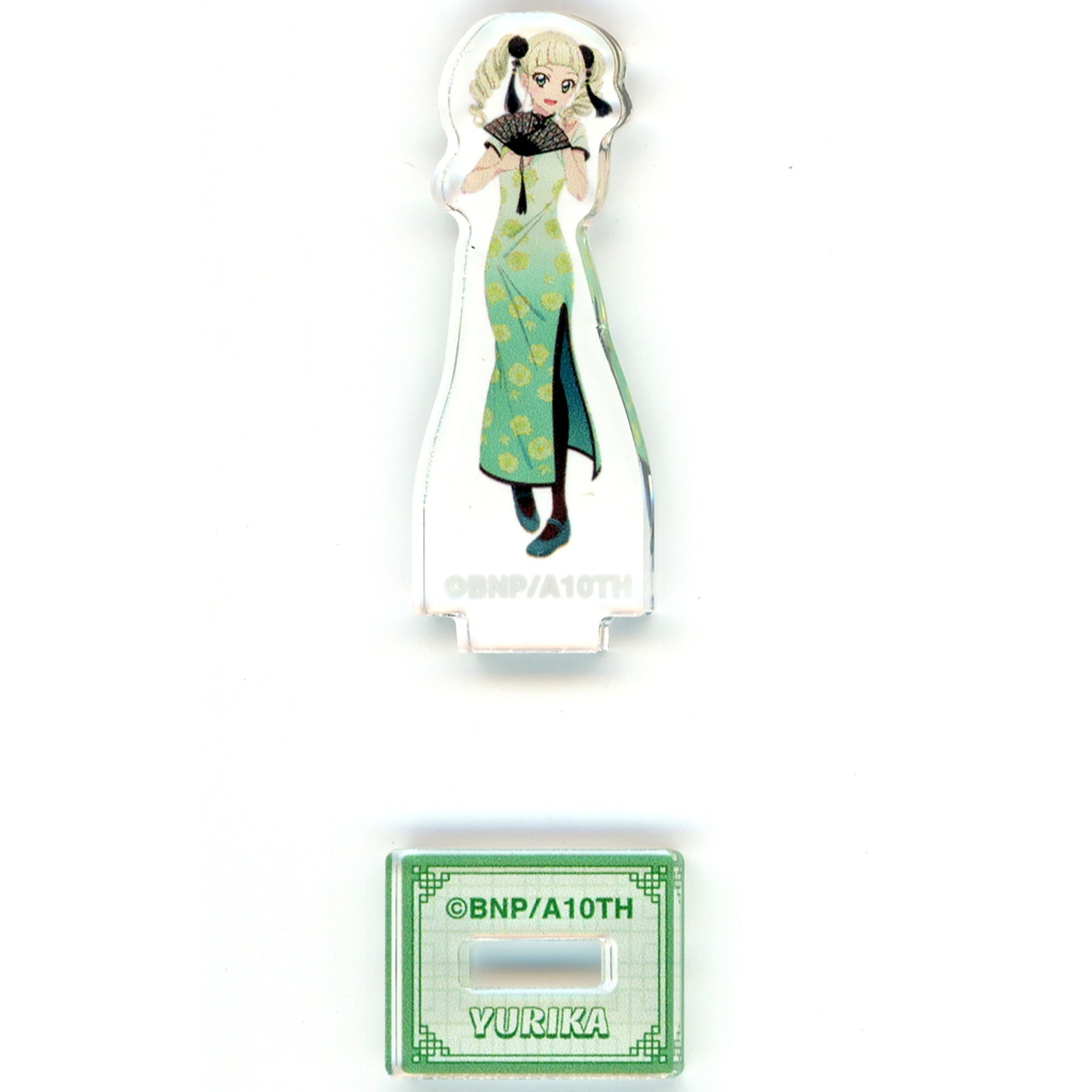 Yurika Todo China Dress Ver. Illustration Aikatsu! 10th Story Mirai e no Starway Trading Mini Acrylic Stand Animate Fair [USED]
