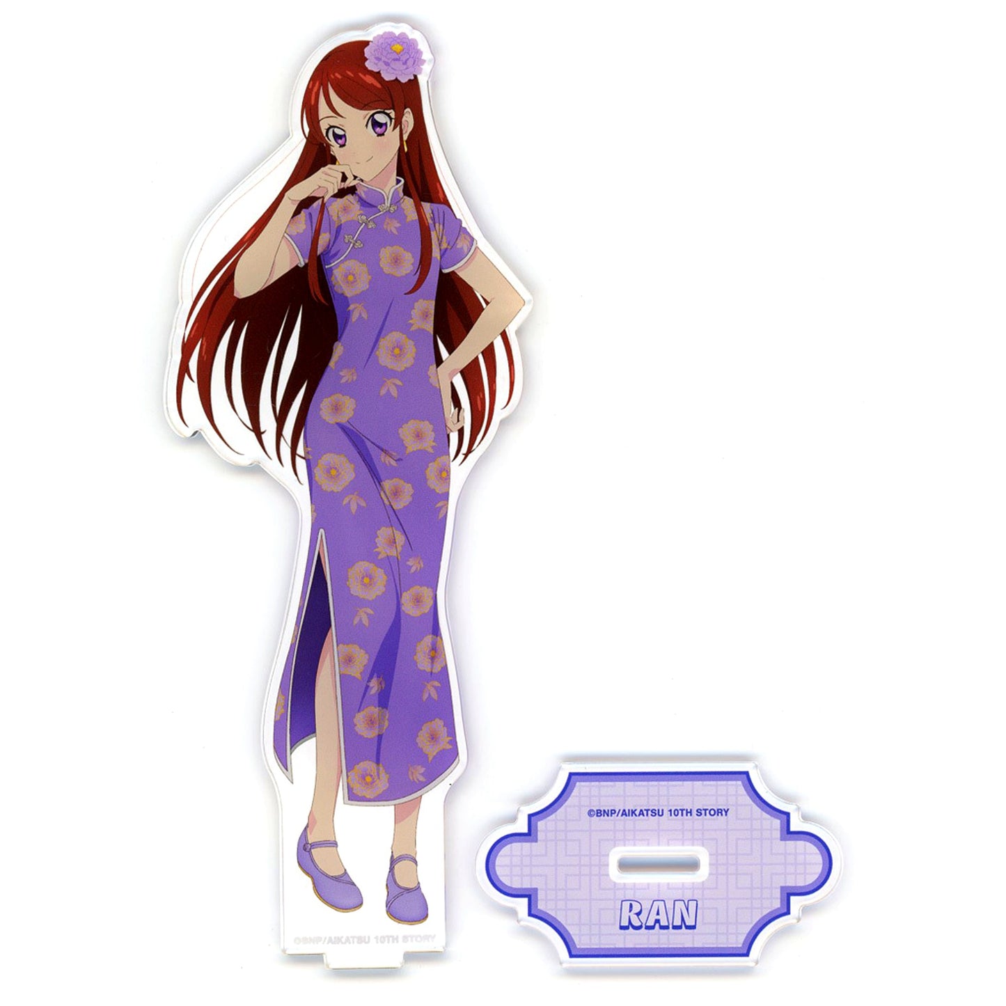 Ran Shibuki China Dress Ver. Illustration Aikatsu! 10th Story Mirai e no Starway BIG Acrylic Stand Animate Fair [USED]