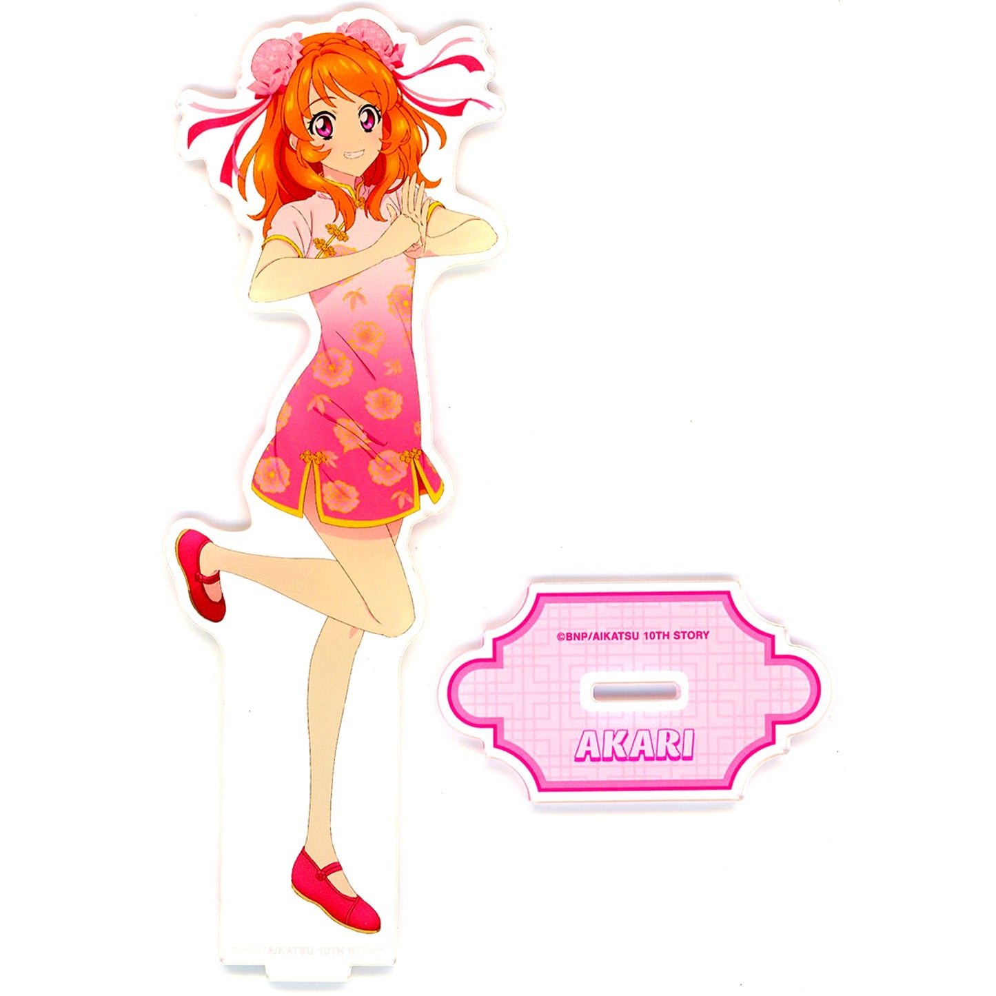 Akari Ozora China Dress Ver. Illustration BIG Acrylic Stand Aikatsu! 10th Story Starway to the Future Animate Fair [USED]