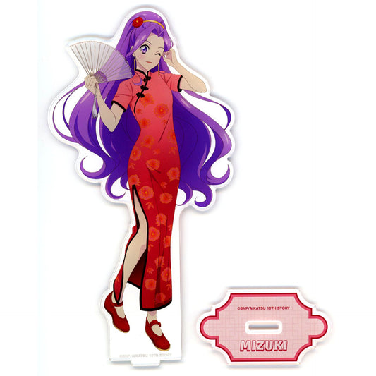 Mizuki Kanzaki China Dress Ver. Illustration Aikatsu! 10th Story Mirai e no Starway BIG Acrylic Stand Animate Fair [USED]