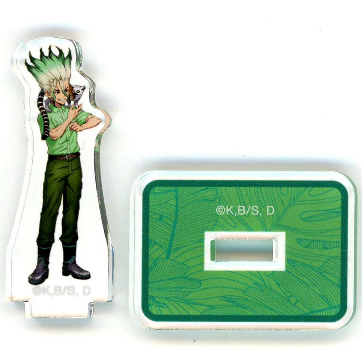 Senku Ishigami Dr. STONE x Tobu Zoo Illustration Zookeeper Ver. Trading Mini Acrylic Stand [USED]