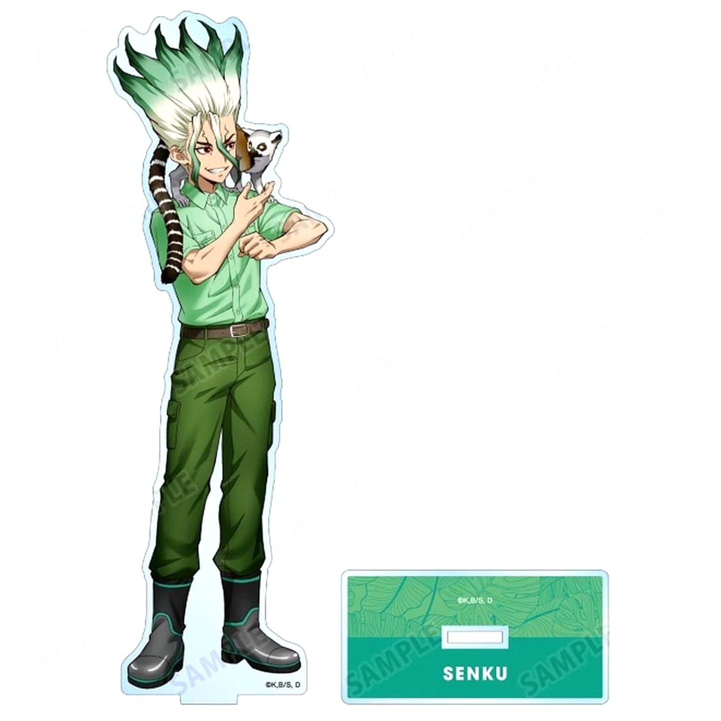 Senku Ishigami Dr.STONE x Tobu Zoo Newly Drawn Zookeeper Ver. BIG Acrylic Stand [USED]