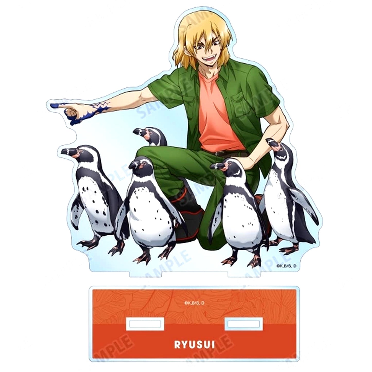 Ryusui Nanami Dr.STONE x Tobu Zoo Newly Drawn Zookeeper Ver. BIG Acrylic Stand [USED]